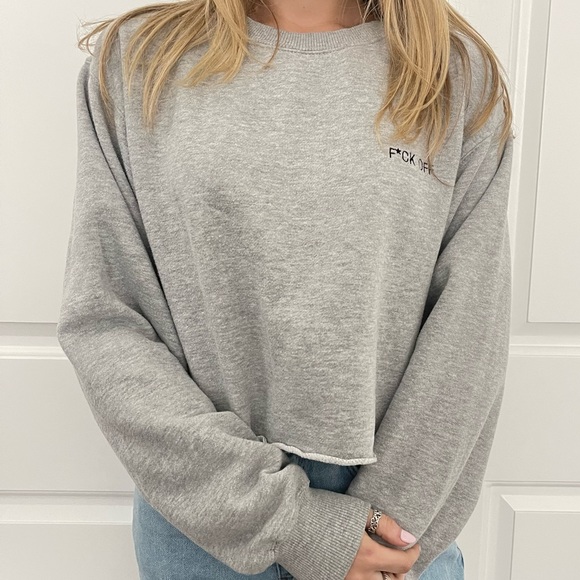 Brandy Melville Sweaters - Brandy Melville Cropped Sweatshirt